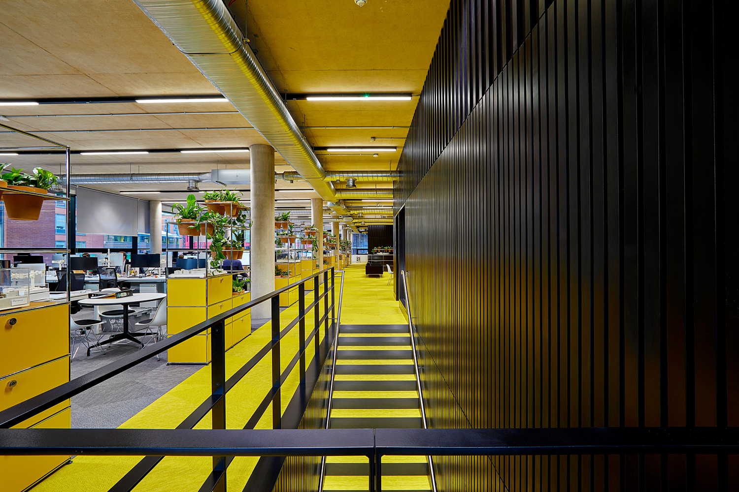Staircase linking the AHMM floors