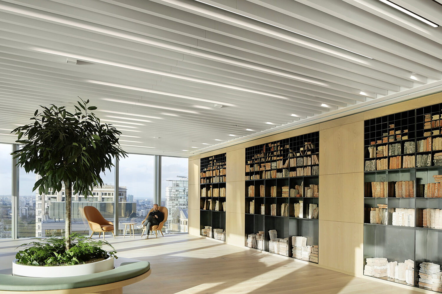 Library space at EBRD