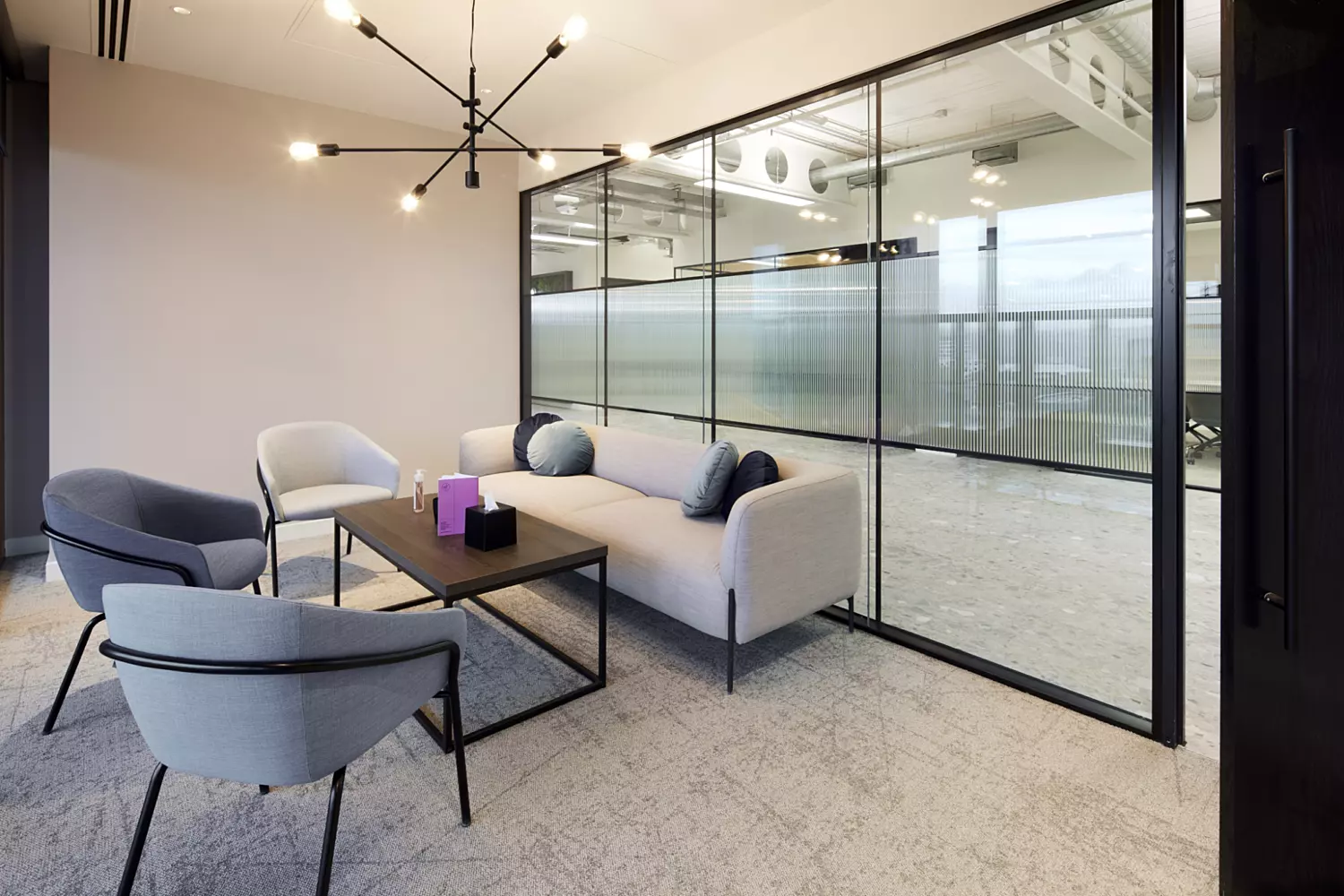 Informal meeting room at Hay Kilner