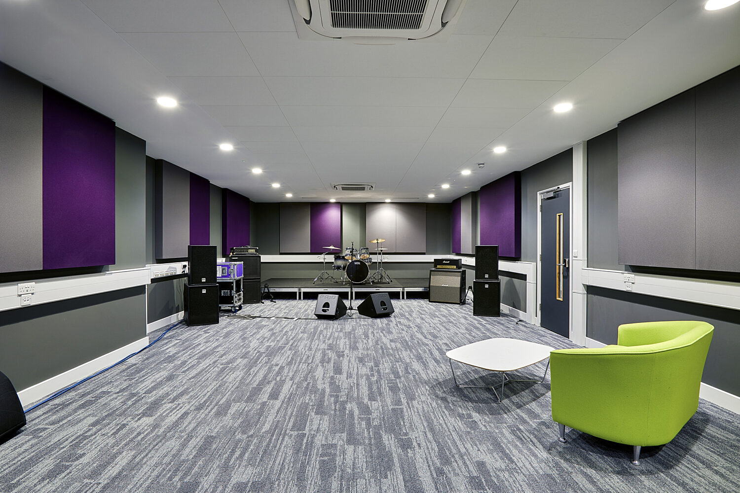 Sound proof room that are acoustically enhanced