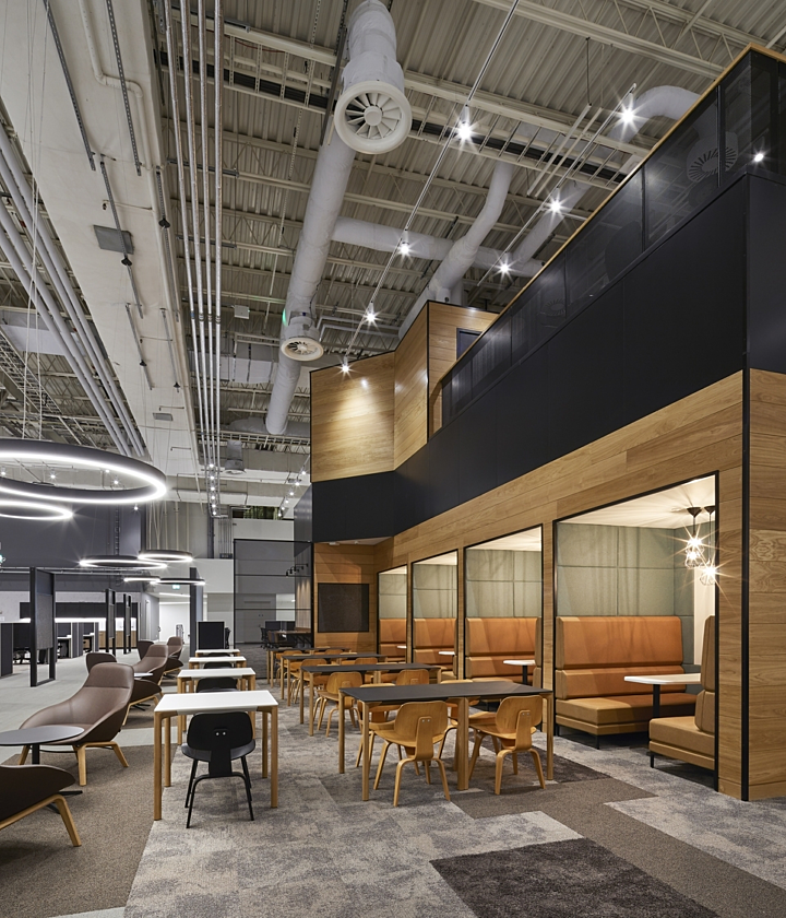 Office refurbishment in industrial setting