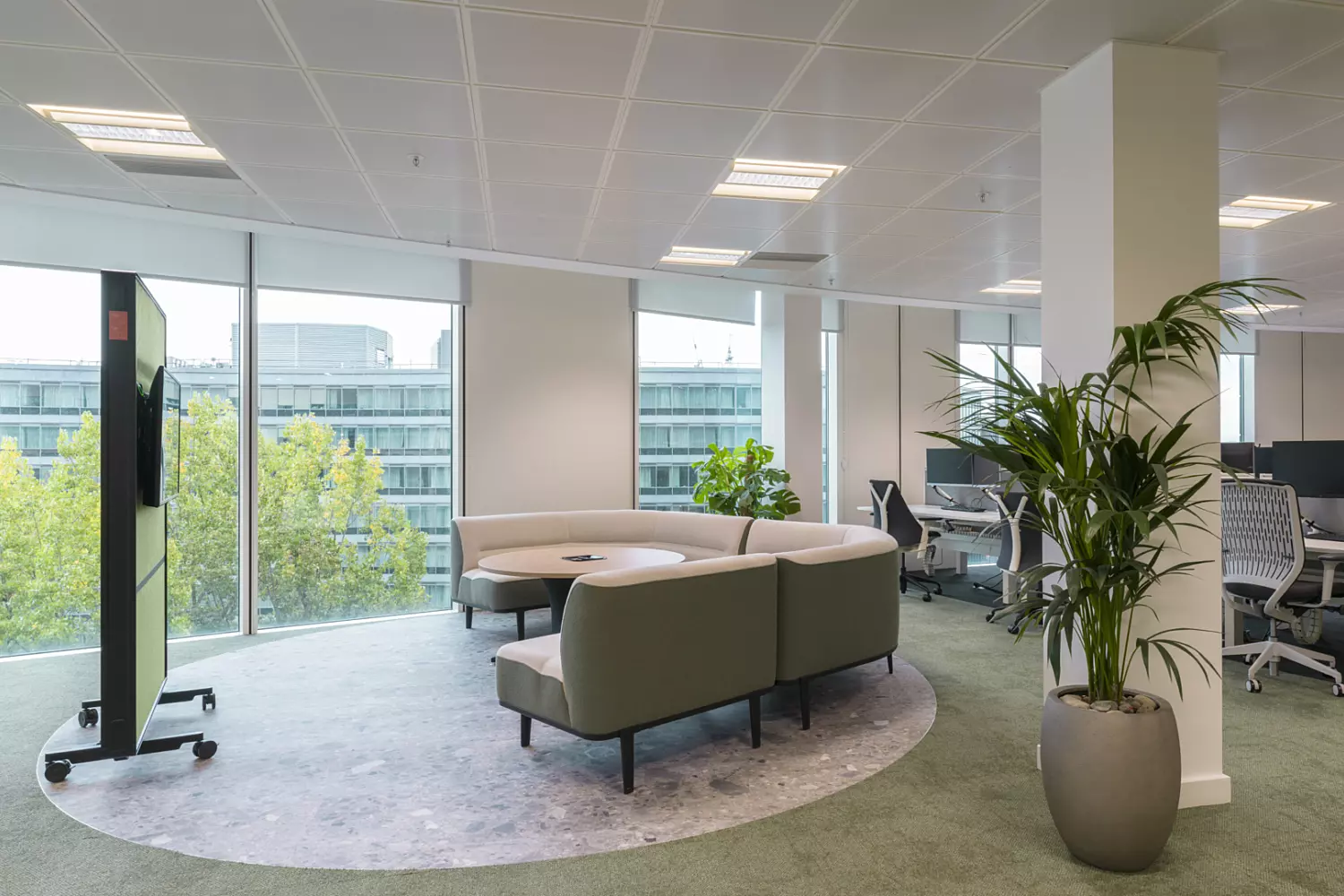 Collaboration space at Arup Manchester