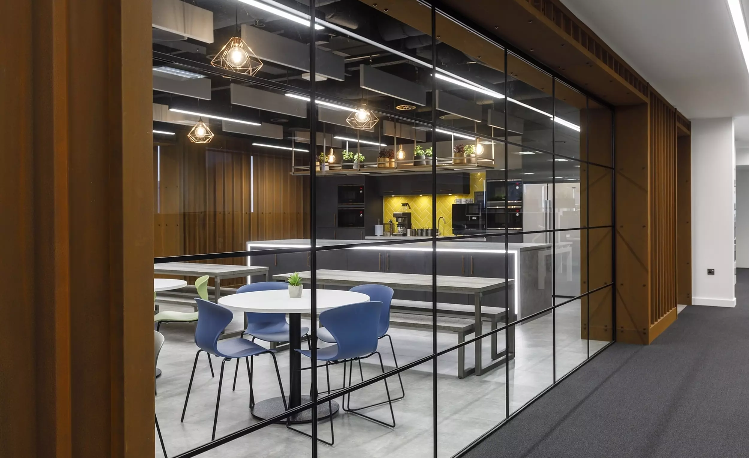 ARUP office kitchen breakout area