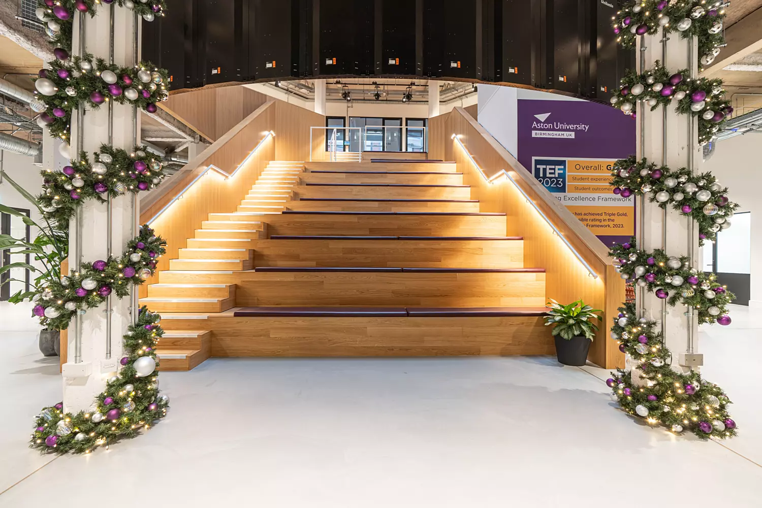 Town hall space at Aston University