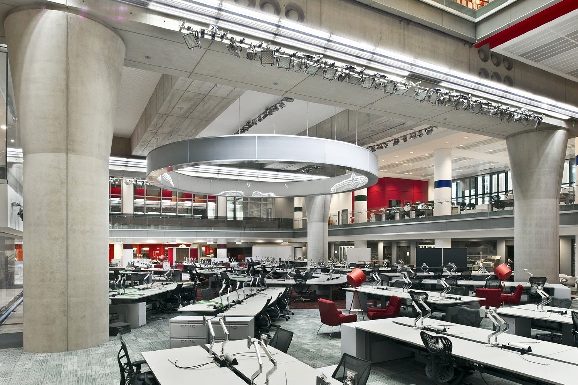 BBC open plan office fit out
