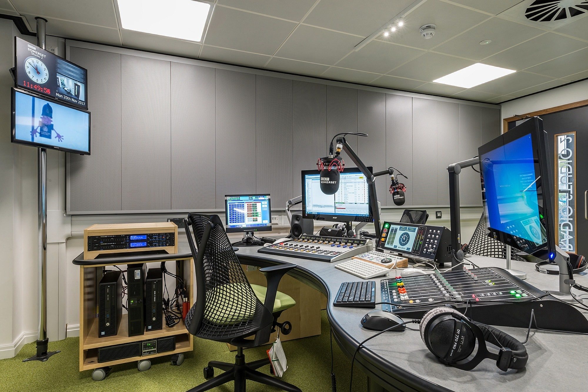 BBC radio studio fit out
