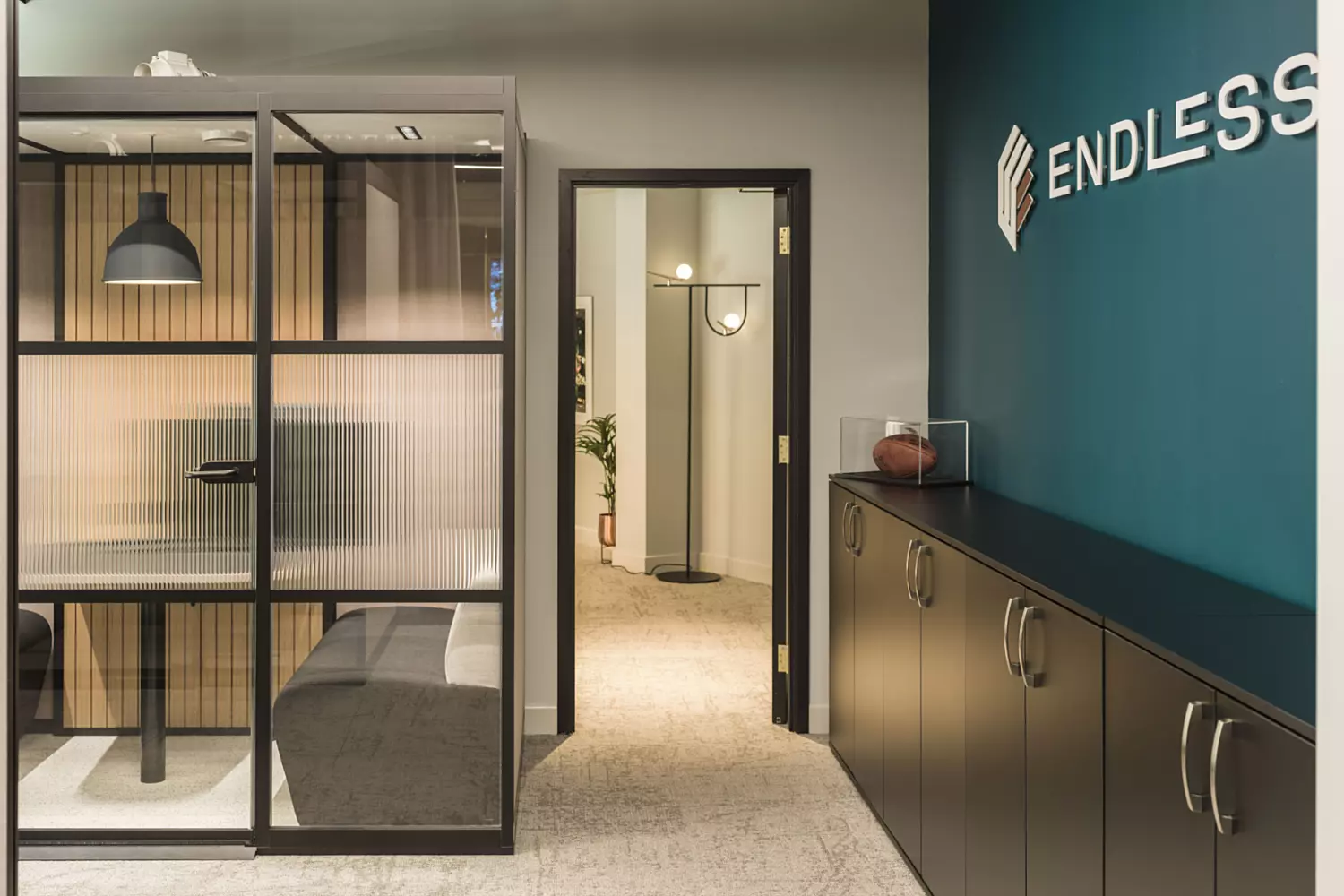 Quiet working booths at Endless Leeds