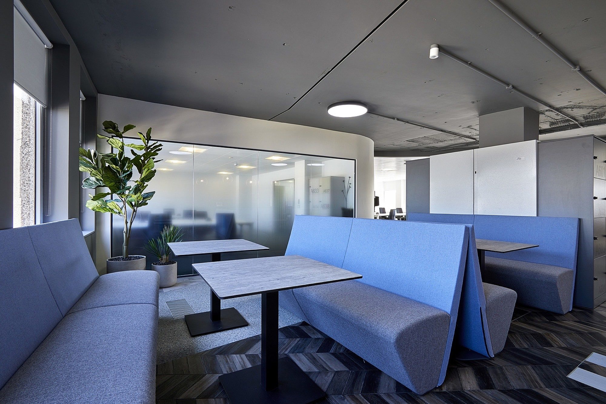 FIS breakout area in office design and build