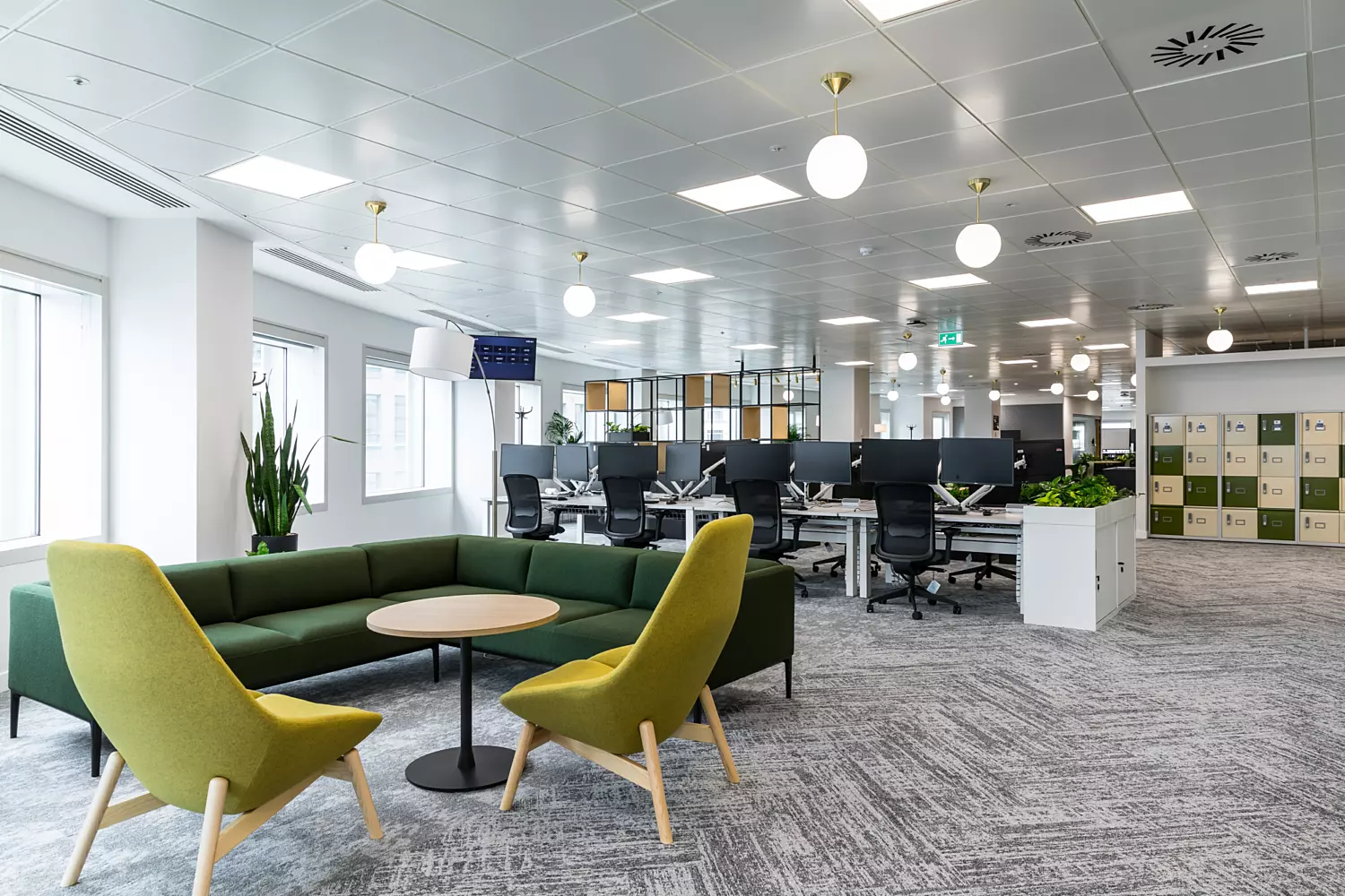 Green tones at Government Property Agency