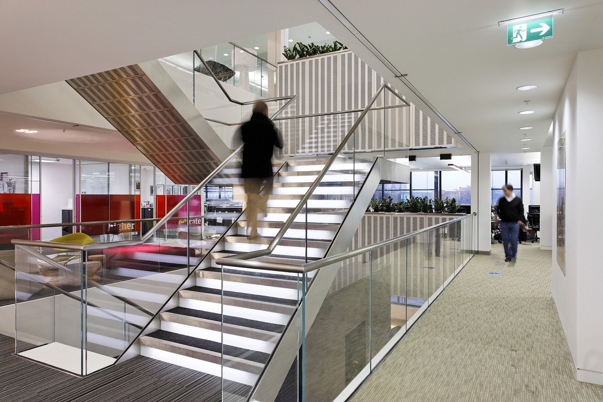 Guardian stainless steel glass staircase