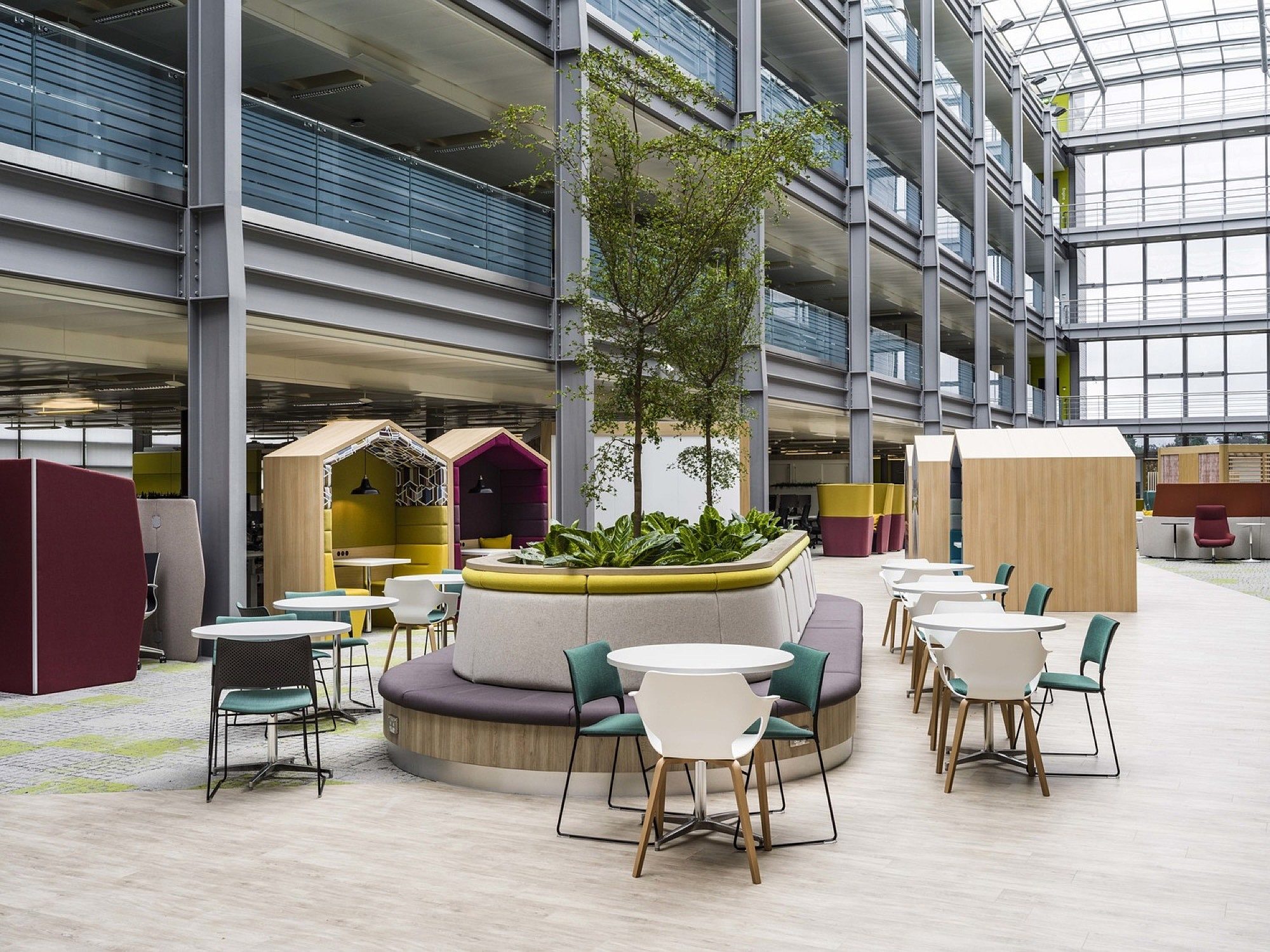 HMRC trees and office pods