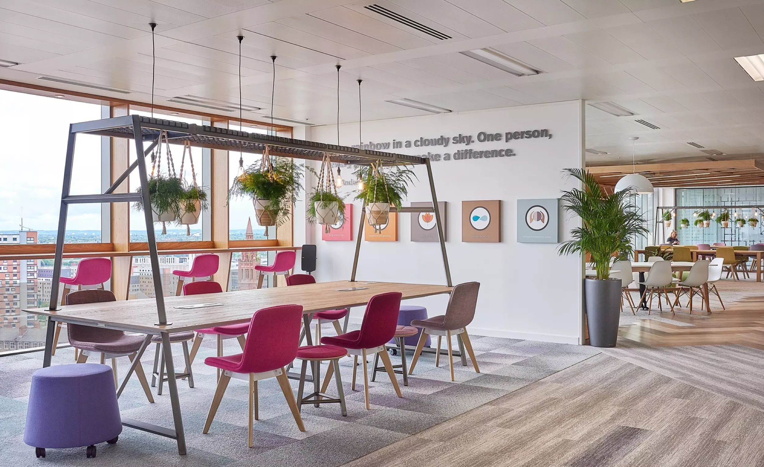 Office fit out with Inteface flooring