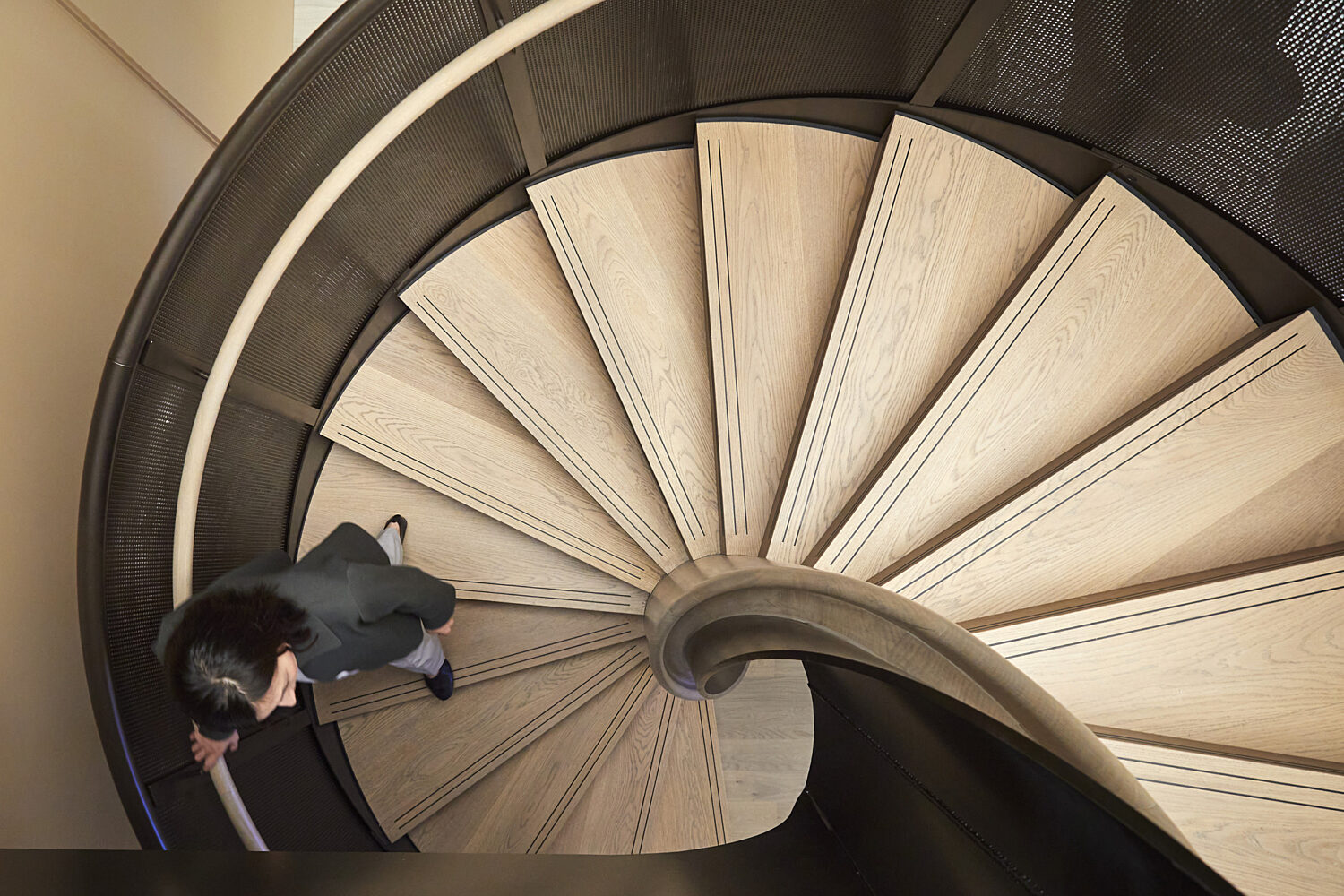 Julius Bär spiral staircase