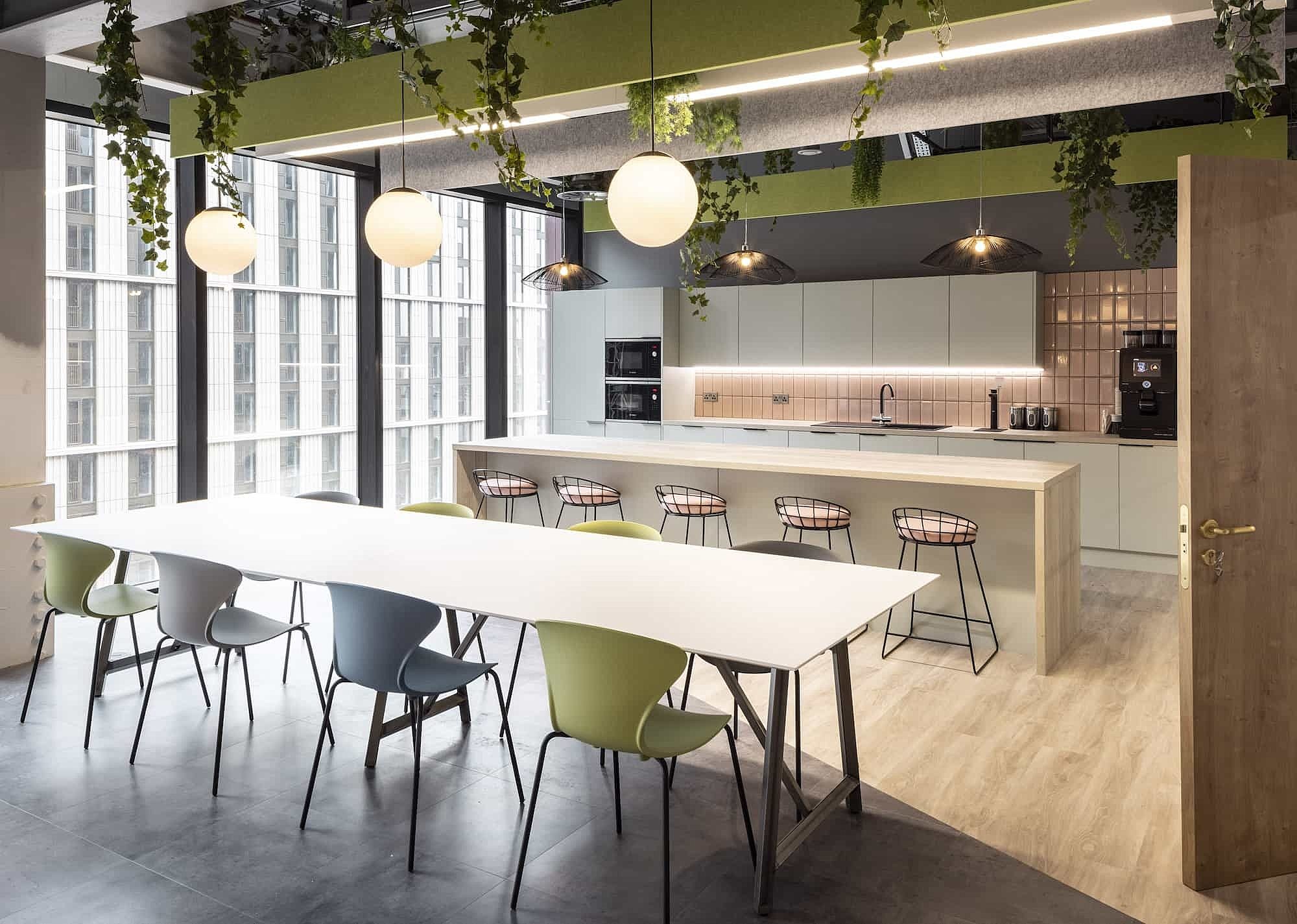 Mills Reeve office kitchen design and fit out