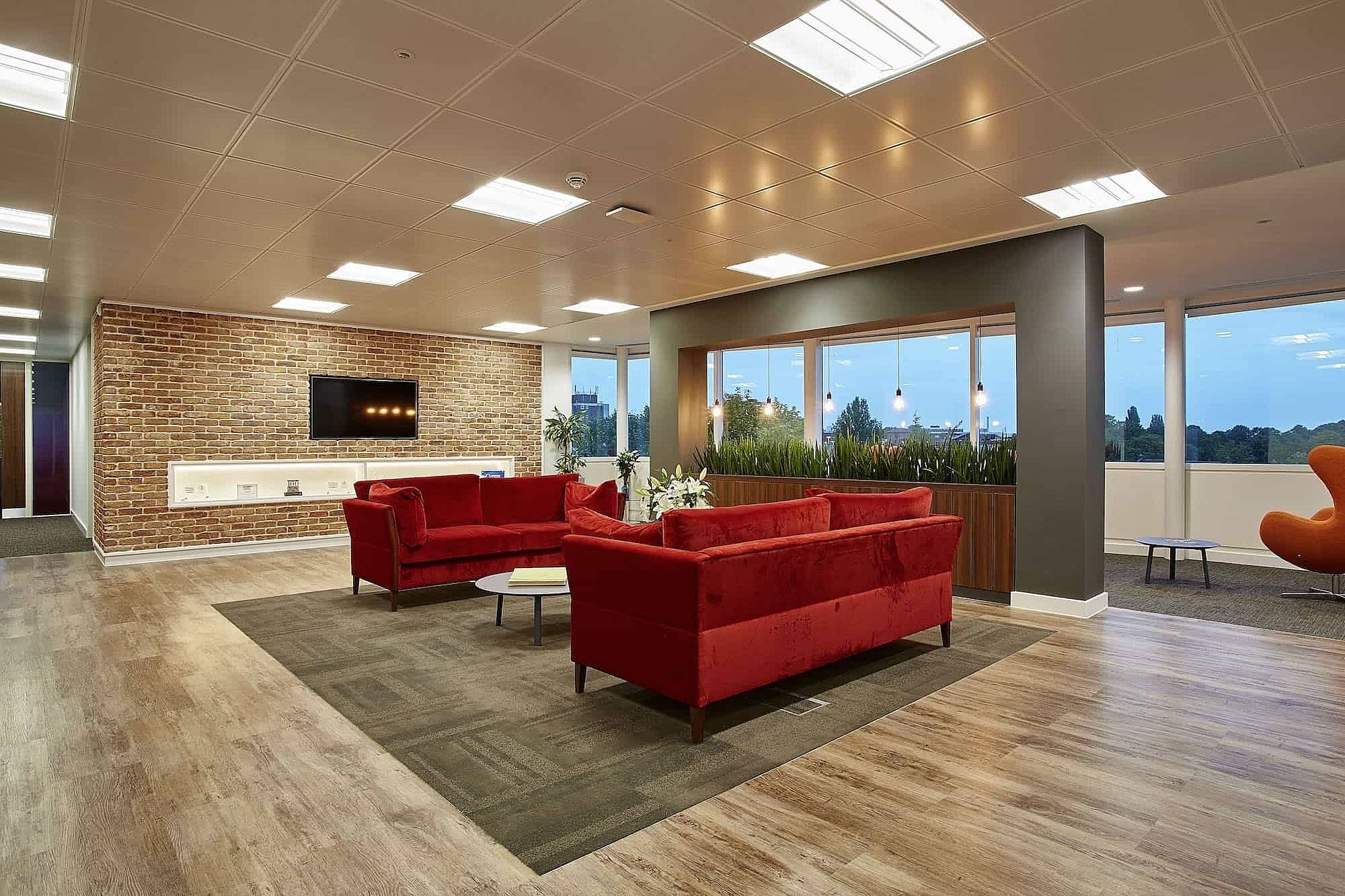 Phoebus natural wood breakout area fit out