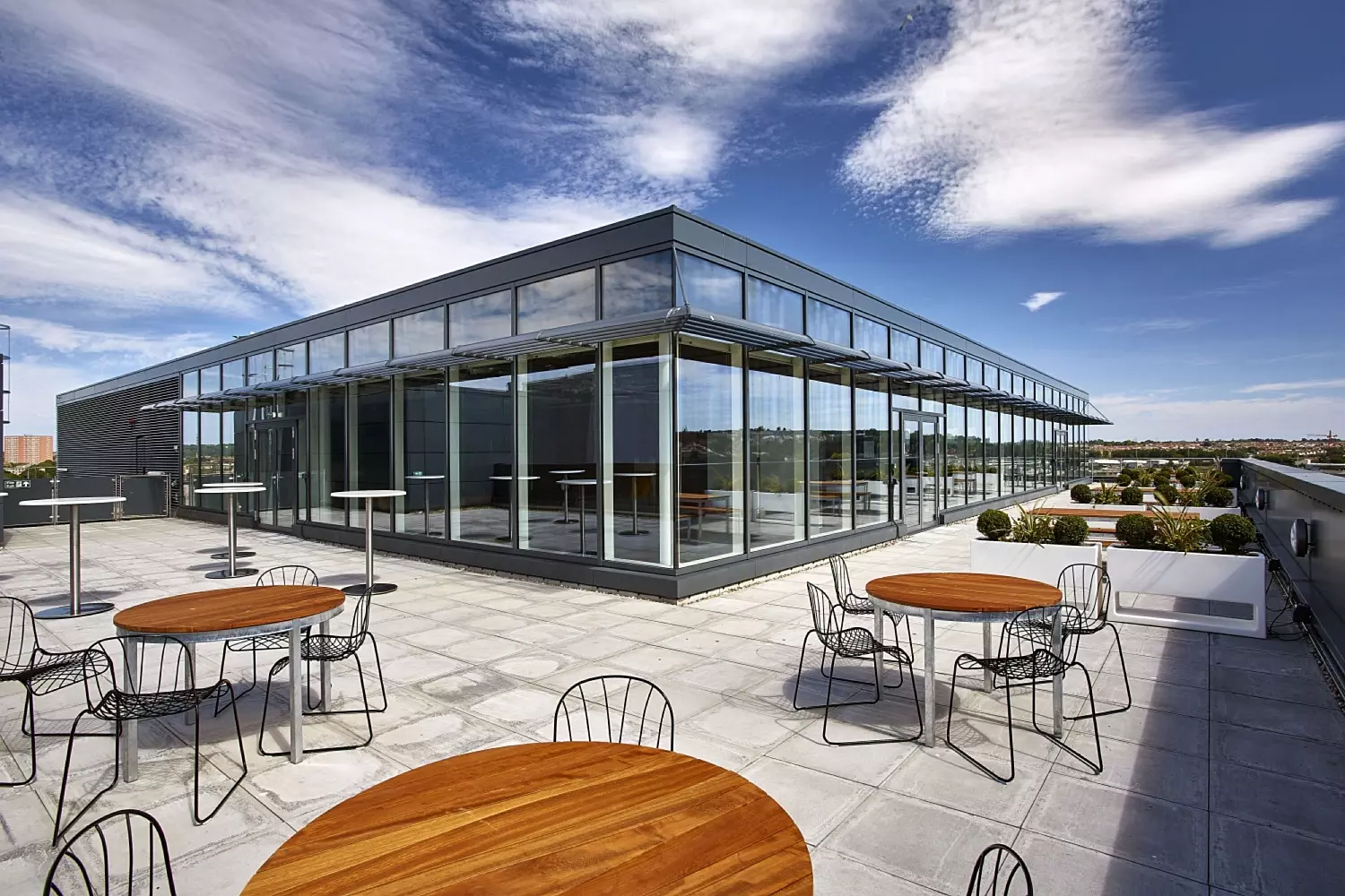 PwC outdoor space office refurbishment