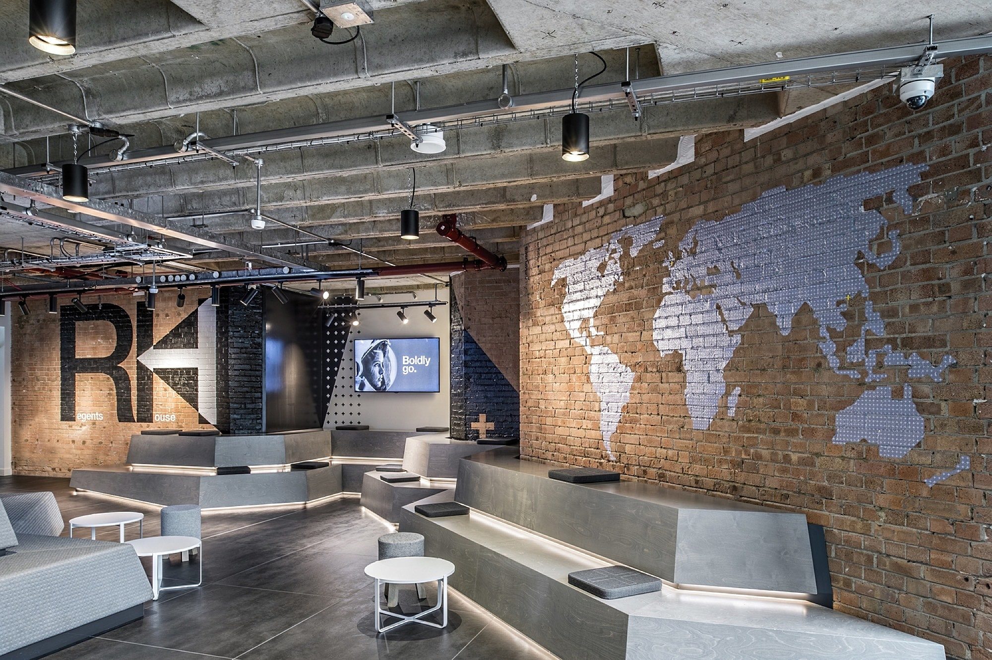 rocketspace trendy coworking space fit out