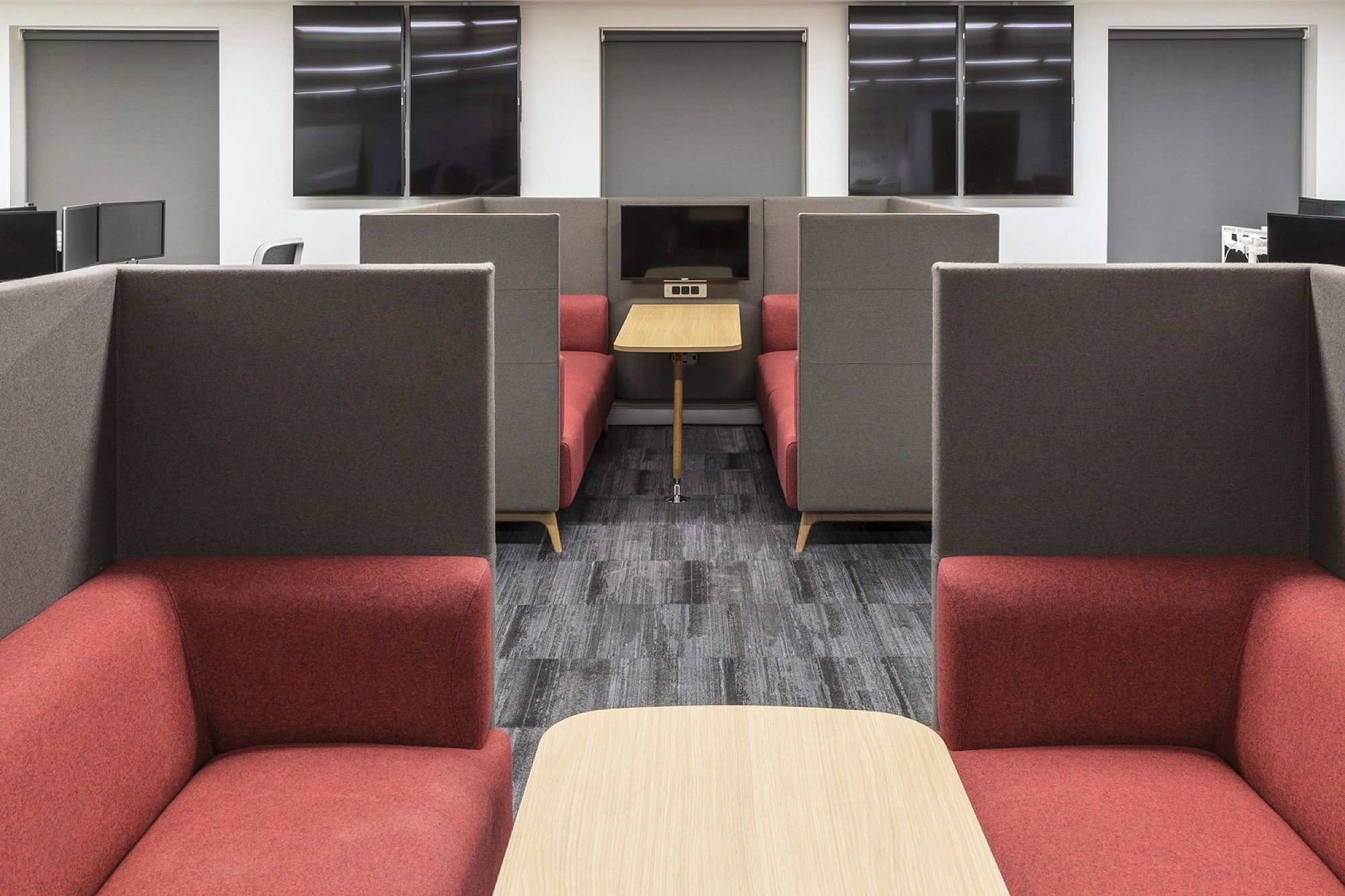 office fit out furniture in meeting pod