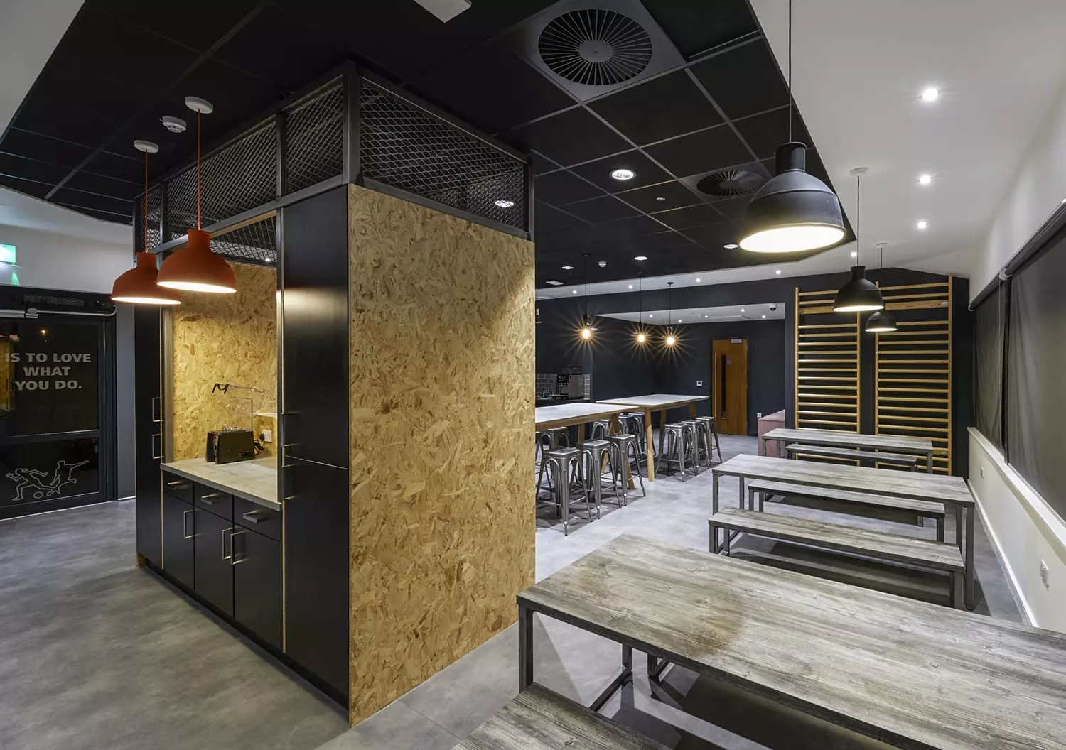 MyProtein trendy office kitchen fit out