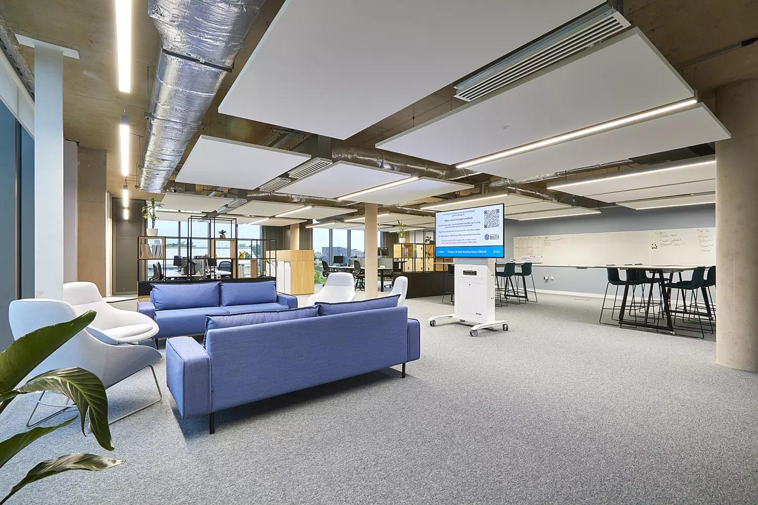 Lounge style seating at the University of Bath