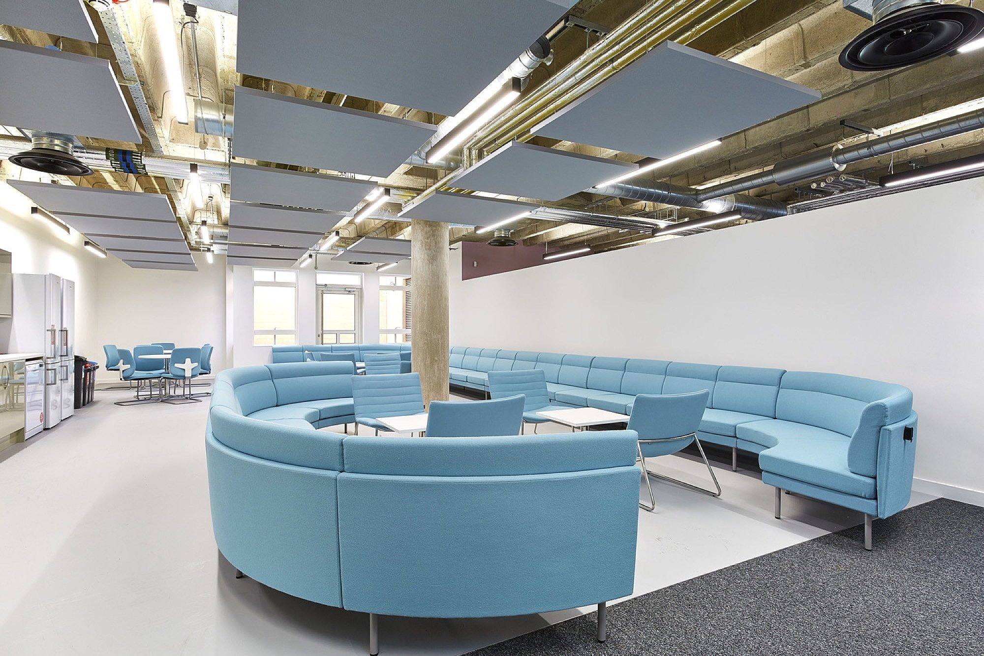 University Bristol office fit out communal area